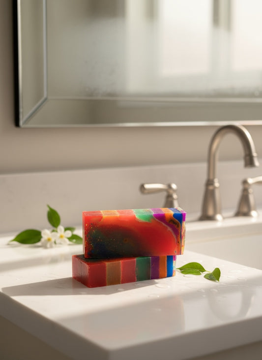 Neon Rave Avobath Grapefruit Blueberries vanilla