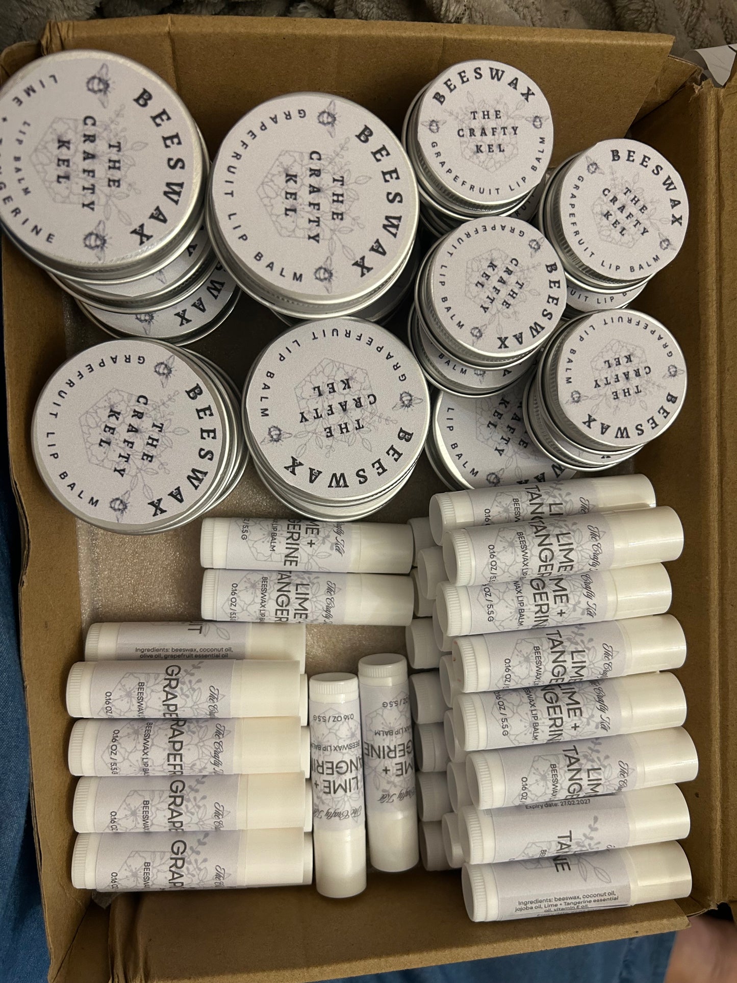 Beeswax lip balm grapefruit 15ml